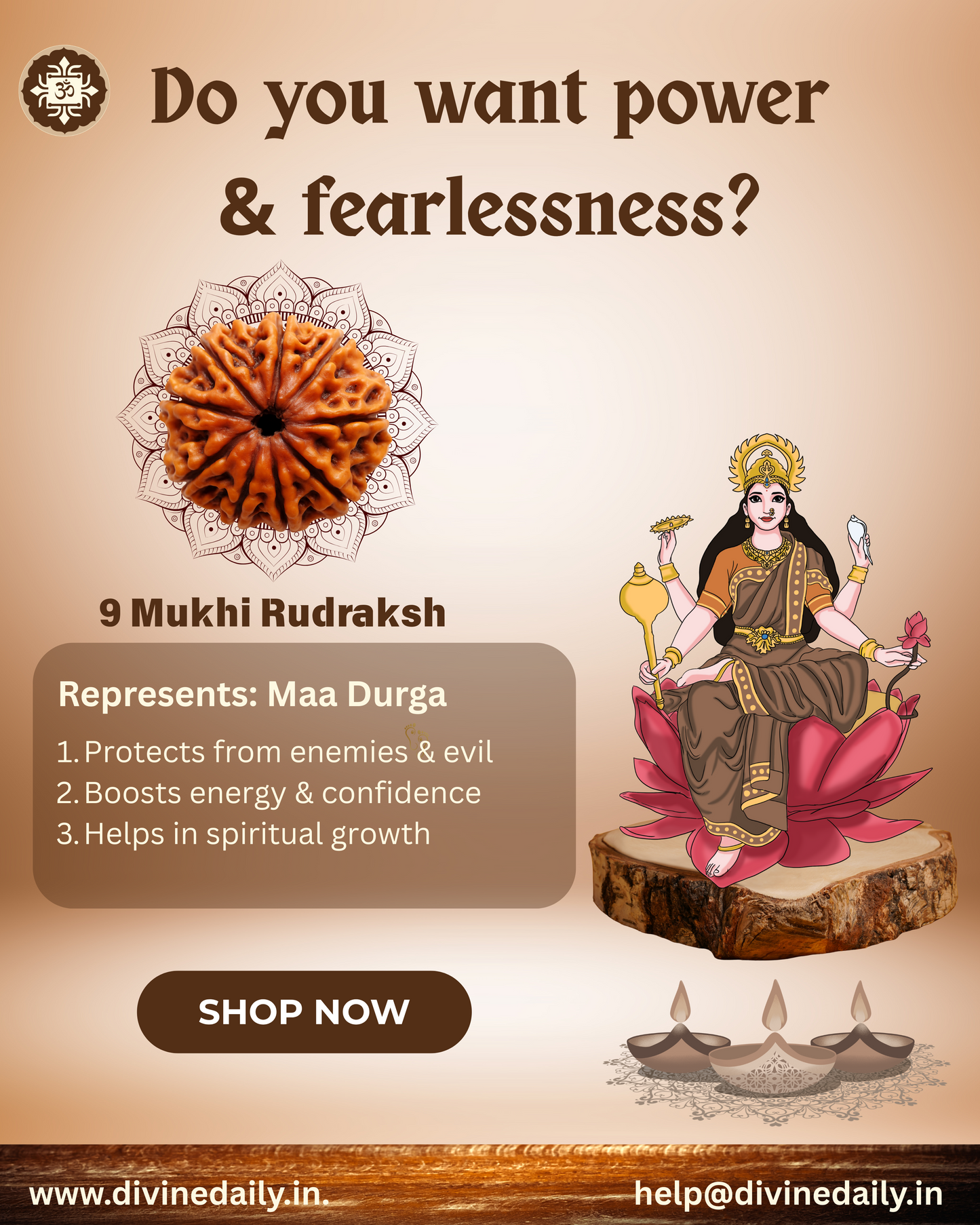 09 Mukhi Lab Tested Rudraksha